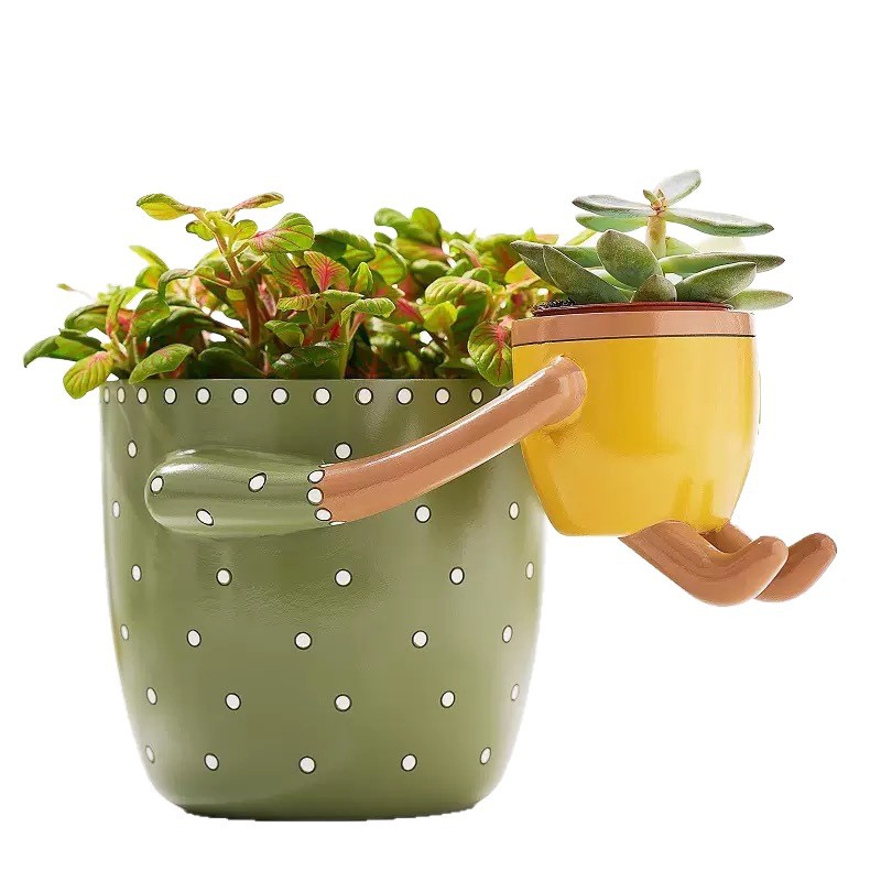 Resin Parent-child Flowerpot w - Plant Parent Pot review and price