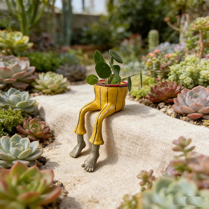 Whimsical Resin Leggy Planter  - Plant Parent Pot review and price