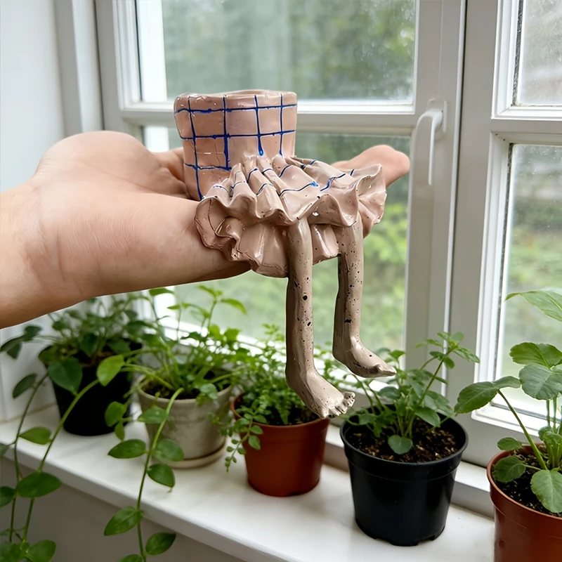 Whimsical Resin Leggy Planter  - Plant Parent Pot review and price