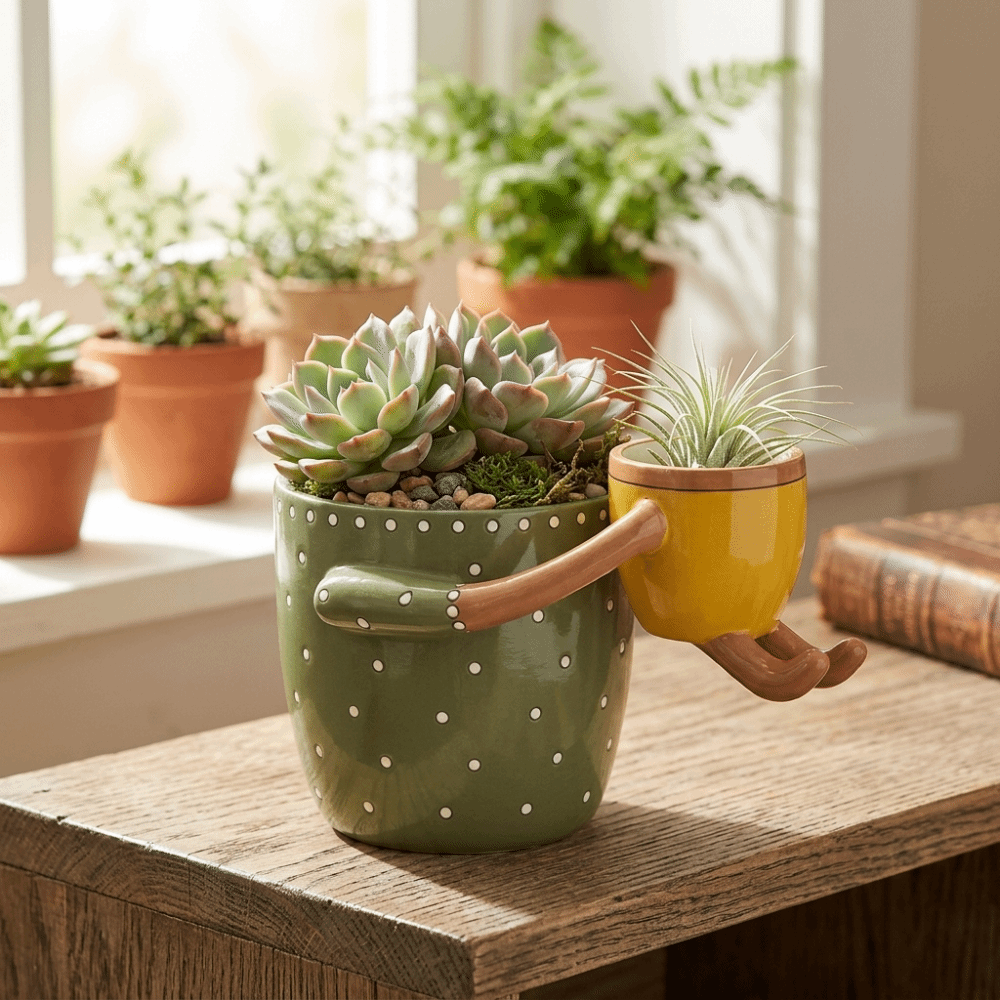 Resin Parent-child Flowerpot w - Plant Parent Pot review and price